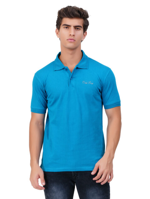 D.Blue Polo T-Shirt